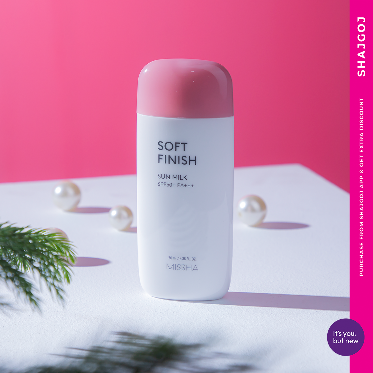 Missha All Around Safe Block Soft Finish Sun Milk SPF50+ PA+++